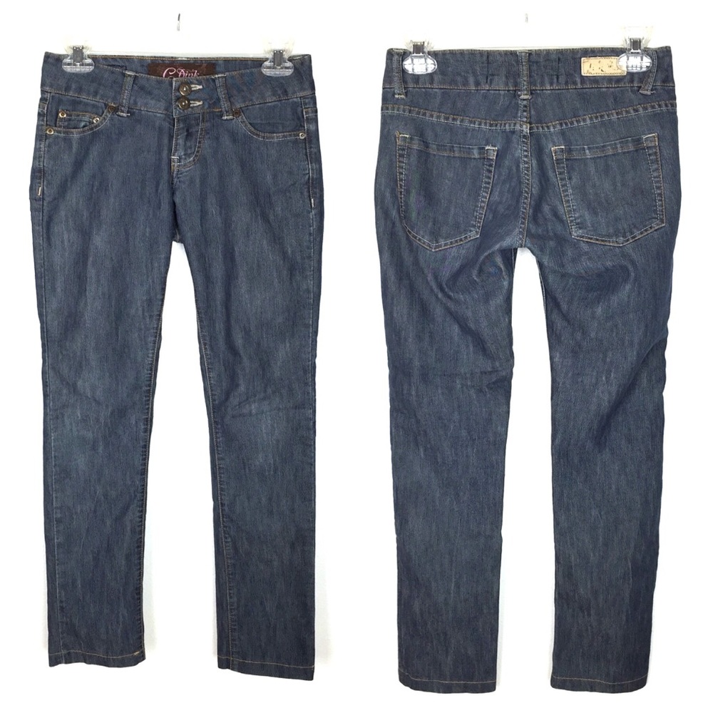 Thin denim skinny jeans
